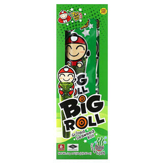 Tao Kae Noi, Big Roll, gegrillte Algenrolle, klassisch, 6 Päckchen, je 3 g (0,11 oz.)