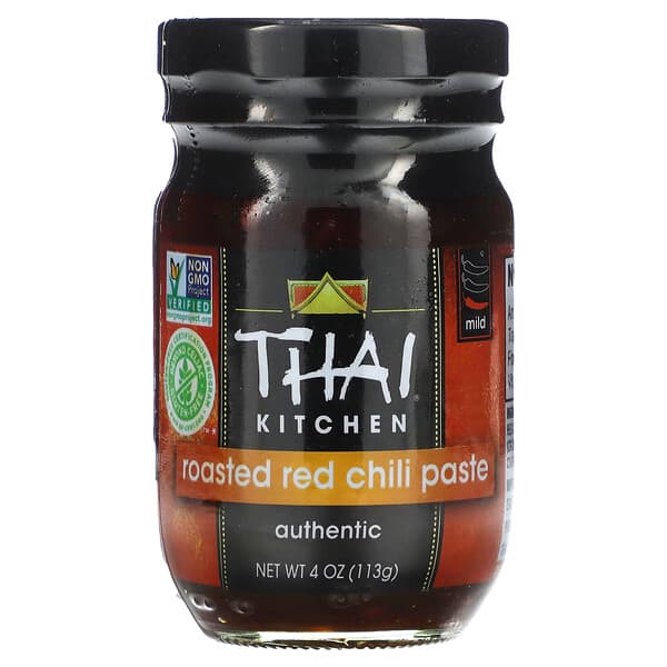 Thai Kitchen, 볶은 레드 칠리 페이스트, 마일드, 113g(4oz)