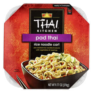 Thai Kitchen, パッタイ、ライスヌードルカート、ミディアム、276g（9.77オンス）