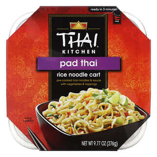 Thai Kitchen, Pad Thai, Carrito de fideos de arroz, Medio`` 276 g (9,77 oz)