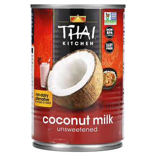 Thai Kitchen, Leche de coco, Sin endulzar, 403 ml (13,66 oz. líq.)