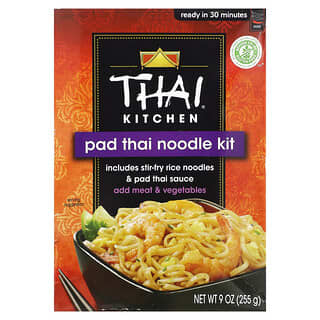 تاي كيتشن‏, مجموعة Pad Thai Noodle ، خفيفة ، 9 أونصة (255 جم)