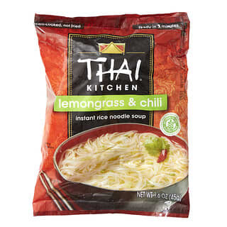 Thai Kitchen, Instant Rice Noodle Soup, Lemongrass & Chili, 1.6 oz (45 g)