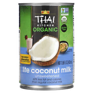 Thai Kitchen, Lite Coconut Milk, Unsweetened, 13.66 fl oz (403 ml)