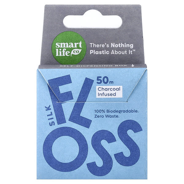 SmartLifeCo, Silk Floss, 숯 함유, 50m