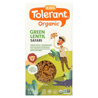 Tolerant, Kids, Organic Green Lentil Safari, 8 oz (227 g)