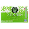Té de hierbas verdes dietéticas, Descafeinado`` 20 bolsitas de té, 33 g (1,16 oz)