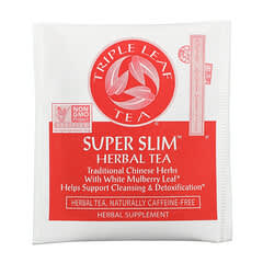 Triple Leaf Tea, Té de hierbas superdelgado, Sin cafeína, 20 bolsitas de té, 33 g (1,6 oz)