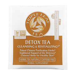 Triple Leaf Tea, Detox, Sem Cafeína, 20 Saquinhos de Chá, 33 g (1,16 oz)