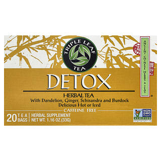 Triple Leaf Tea, Té de hierbas, Sleepytime, Sin cafeína, 20 bolsitas de té, 33 g (1.16 oz)