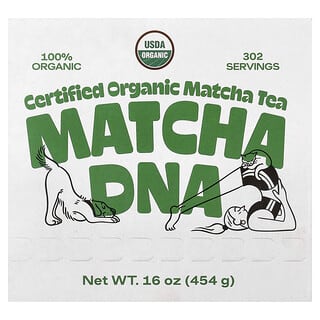 Matcha DNA, Certified Organic Matcha Tea, Matcha-Tee, 454 g (16 oz.)