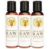 Raw Goat Milk Skin Therapy, Face & Body Cream, Lavender + Citrus + Coconut, 3 Bottles, 2 oz (56 g) Each
