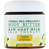 Body Butter, Raw Goat Milk, Skin Therapy, Lemon Verbena, 4 fl oz (113 g)
