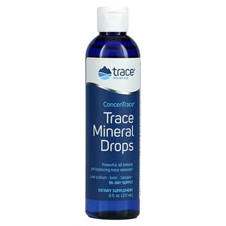 Trace Minerals ®, ConcenTrace, Gotas de Minerales Traza, 8 fl oz (237 ml)