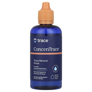 Trace Minerals ®, ConcenTrace®（コンセントレース）、微量ミネラルドロップ、118ml（4液量オンス）