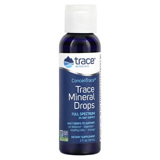 Trace Minerals ®, Concentrace, Trace Mineral Drops, 2 fl oz (59 ml)