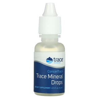 Trace Minerals ®, ConcenTrace, микроэлементы в каплях, 15 мл (0,5 жидк. Унции)