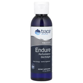 Trace Minerals ®, TM Sport, Endure, Électrolyte de performance, 118 ml