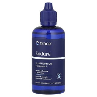 Trace Minerals ®, Endure，液体电解质补剂，4 液量盎司（118 毫升）