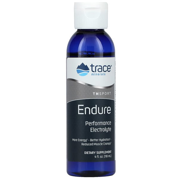 Trace Minerals ®, Endure（エンデュア）、パフォーマンスエレクトロライト（電解質）、118ml（4液量オンス）