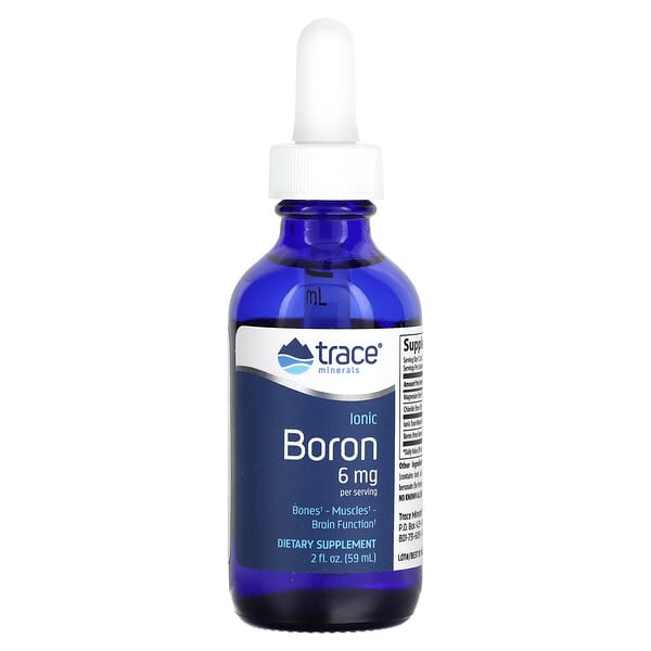 Trace Minerals ®, イオニックほう素、6mg、59ml（2液量オンス）