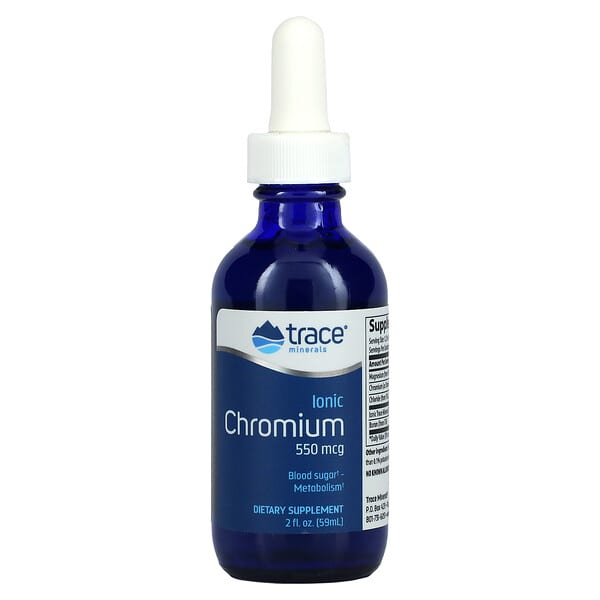 Trace Minerals ®, Ionic Chromium（イオニック クロム）、550mcg、59ml（2液量オンス）