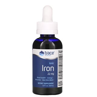 Trace Minerals ®, ионизированное железо, 22 мг, 56 мл (1,9 жидк. унции)