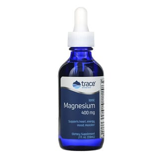 Trace Minerals ®, Magnesio iónico, 400 mg, 59 ml (2 oz. Líq.)