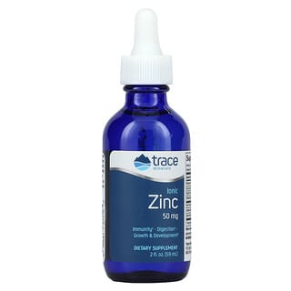 Trace Minerals ®, Ionic Zinc, Ionisches Zink, 50 mg, 59 ml (2 fl. oz.)