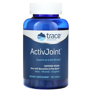 Trace Minerals ®, ActivJoint（アクティブジョイント）、タブレット180粒