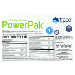 Trace Minerals ®, Electrolyte Stamina PowerPak, Power-Mix mit Elektrolyten für Ausdauer, Zitrone-Limette, 30 Päckchen, je 4,9 g (0,17 oz.)