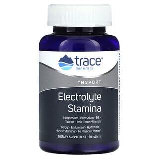 Trace Minerals ®, TM Sport, Wytrzymałość elektrolitowa, 90 tabletek
