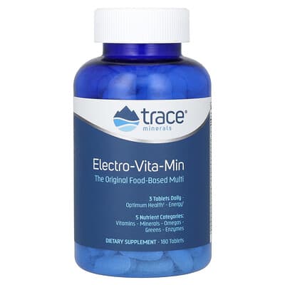 Trace, Electrolytes, Vitamins and Minerals, 180 Tablets