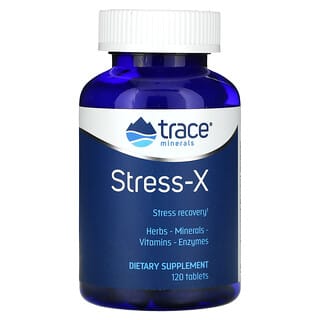 Trace Minerals ®, Stress-X（ストレスX）、タブレット120粒