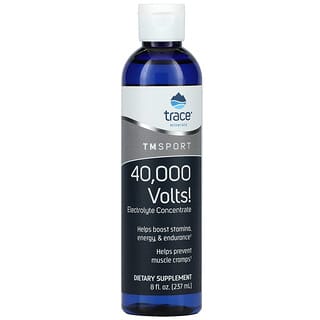 Trace Minerals ®, TM Sport, 40,000 Volts!, Electrolyte Concentrate, 8 fl oz (237 ml)