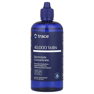 Trace Minerals ®, TM 스포츠, 40,000볼트!, 전해질 농축액, 237ml(8fl oz)