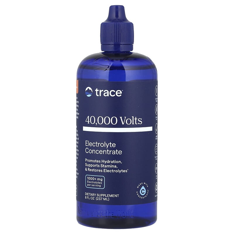 Trace, 40,000ボルト、エレクトロライトコンセントレート、237ml | iHerb