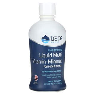 Trace Minerals ®, 液体复合维生素&矿物质，浆果味，30盎司（887毫升）
