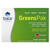 Greens Pak, ягодный вкус, 30 пакетиков, 7,5 г (0,26 унции) каждый
