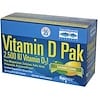 Vitamin D Pak, Lemon Lime, 0.16 oz., (4.4 g), each, 30 Packets