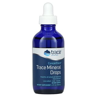 Trace Minerals ®, ConcenTrace, микроэлементы в каплях, 118 мл (4 жидк. унции)