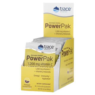Trace Minerals ®, Electrolyte Stamina PowerPak, Pineapple Coconut, 30 Packets, 0.22 oz (6.1 g) Each
