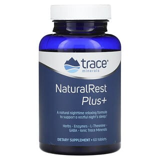 Trace Minerals ®, NaturalRest Plus+，60 片