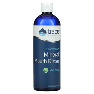 Trace Minerals ®, минеральный ополаскиватель для полости рта ConcenTrace, мята, 473 мл (16 жидк. унций)