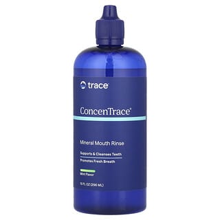 Trace Minerals ®, ConcenTrace® Mineral Mouth Rinse, Alcohol Free, Mint, 10 fl oz (296 ml)