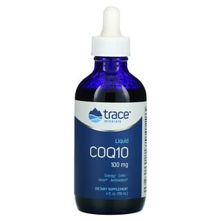 Trace Minerals ®, Liquid CoQ10, Tangerine, 100 mg, 4 fl oz (118 ml)