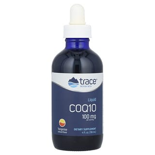 Trace Minerals ®, Koenzym Q10 w płynie, tangerynka, 118 ml