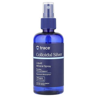 Trace, 콜로이드 실버 미네랄 스프레이, 30ppm, 118ml(4fl oz)