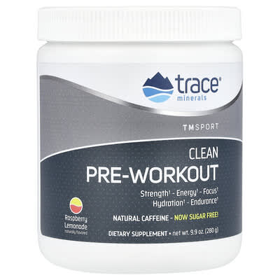 Trace, TM Sport, Clean Pre Workout, Raspberry Lemonade, 9.9 oz (280 g)