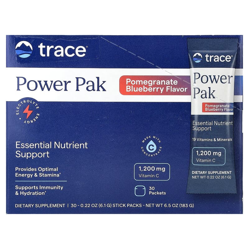 パワーパック、ザクロブルーベリー、スティックパック30本、各6.1g